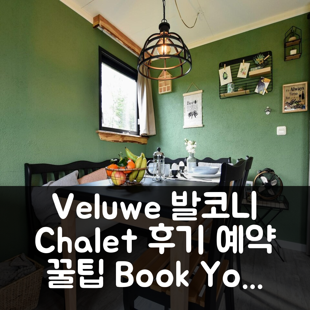 Chalet with balcony in Veluwe 바네벨드 후기+예약 꿀팁