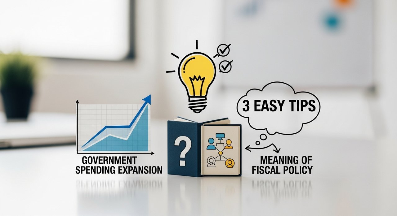 재정정책 의미와 정부 지출 확대의 목적 쉽게 이해하는 3가지 비법