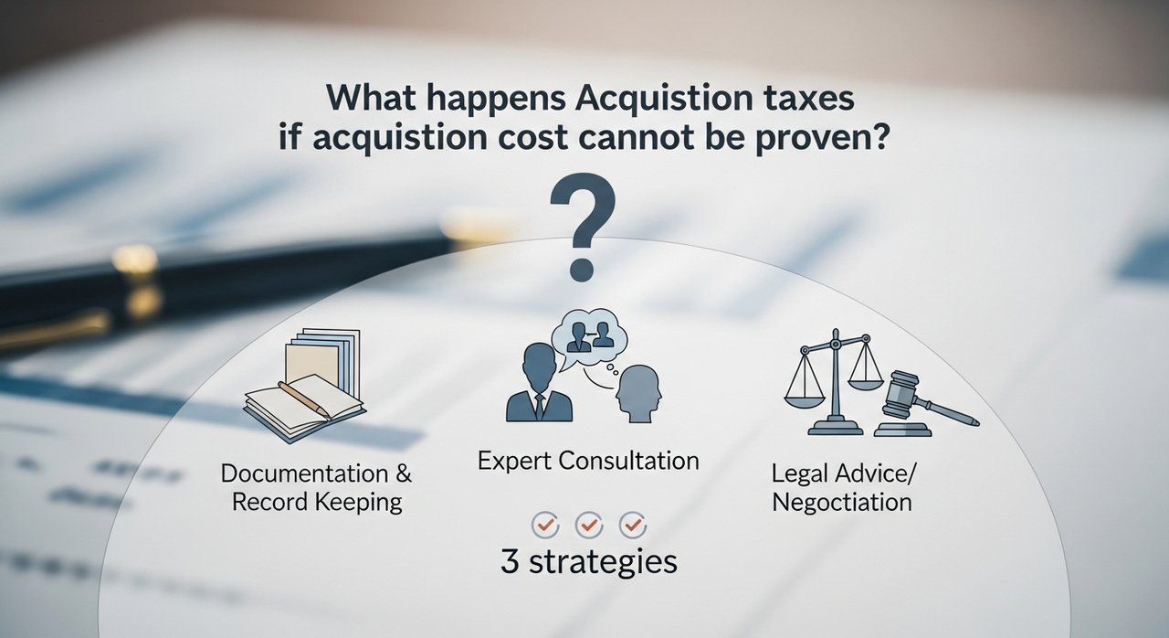 취득가를 증명 못 하면 세금이 어떻게 되나요? 3가지 대처법